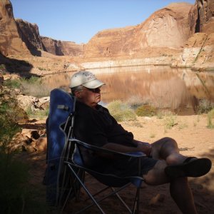 Chris & Forgotten Canyon by Rana Verde