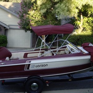 Our first boat an '83 Larson 16'