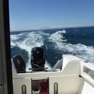 Media 'It was rather snotty on the outside...this pic taken after things "calmed down" enough to handle the camera!' in album 'Setting off on a daytrip with friend and fellow C-Brat Brock. What a beautiful day for a cruise!'