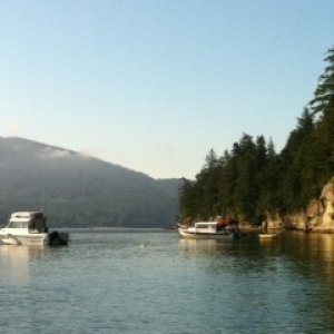 Nama Bickie and Daydream at Chuckanut Bay 7-23-11