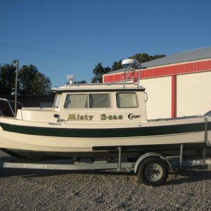 misty seas, on trailer