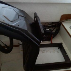 seat is hindged to base