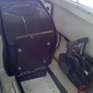 secret storage under seat, don't tell anyone!