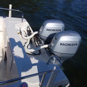 Sea trial - Honda rigging 6/14