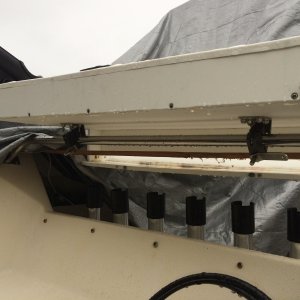 Media 'new magma rail mounts to make table stable. took 2 of them' in album 'new seat overhangs a little due to motor controls but not enought to affect anything yet...'