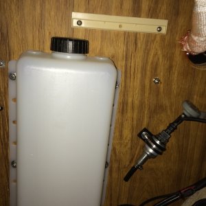 almost complete heater instal 1.5 gallon fuel tank and fuel pump