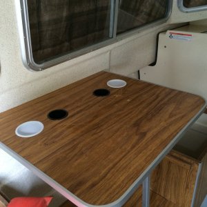 cup holders flush mount into table