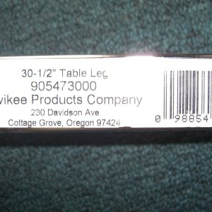 Table Mfg Info - Available at JC Whitney