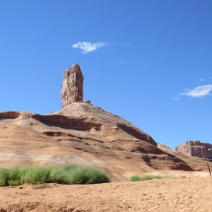 Cookie Jar Rock viewed from the backside.