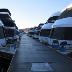 Media 'Mega houseboat row at Antelope Point Marina' in album 'C-ViewII at Kane Wash'