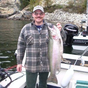 Media 'Mark's 16.5# Kootenay rainbow' in album 'minewanka lakers'