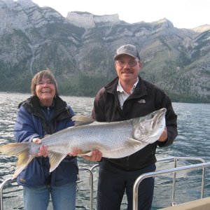 ended with a 30lb laker, good weekend