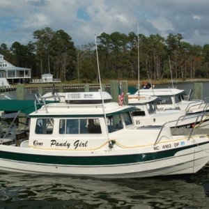 Pandy Girl with new AC works great with a 2000 Honda or shore Power