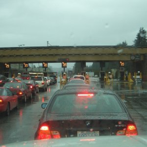 Media '(catdogcat) The Canadian Border.  Amazing that we didn't get searched.  Asked for our ID then just sent us on our way.' in album '(catdogcat) Hooking the boat up @ Lake Stevens'