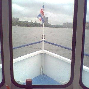 Pilot house on the Longfellow
