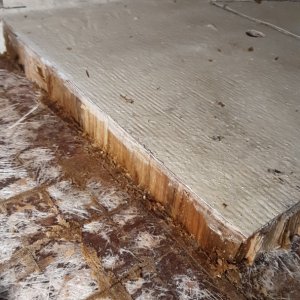 wet core under port side tank