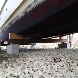 up on blocks