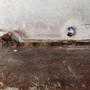 bad news here, wet hull has infected transom coring