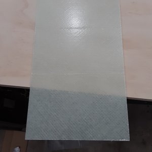 panel is made and trimmed