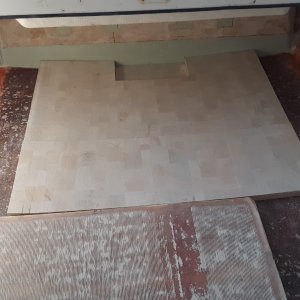 test fitting the coring