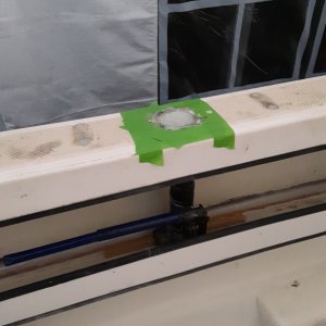need to fill this in a little for the new flush mount rod holder mount