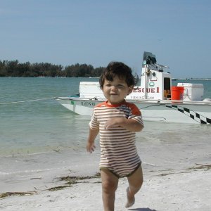 Media 'My youngest 2002 - Camping on a small island off of Ft. Desoto Florida' in album 'Kimshack at rest at Shipwreck'
