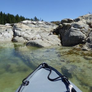 Exploring the Octopus Islands via dinghy