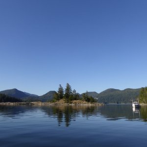Thursday evening in Octopus Islands