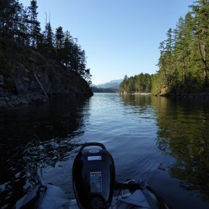 More dinghy exploring in the evening