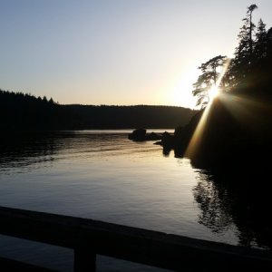 Sunset on James