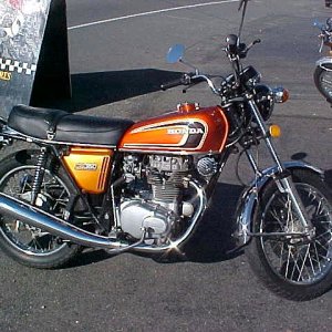 My 4th bike. 1974 Honda CB360T. Not actual picture.