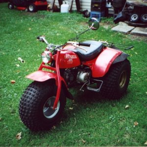 My 10th bike. 1979 Honda ATC 110.A 3 wheeler I had for some fun.