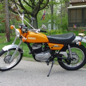 My 13th bike. 1972 Yamaha 250.