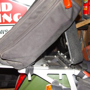Media 'My homemade backrest.' in album 'My 1st bike. 1972 Honda Trail 70.'