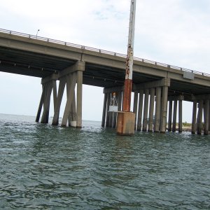 Lynnhaven Bridge, Va. Beach looking toward the Ches. Bay