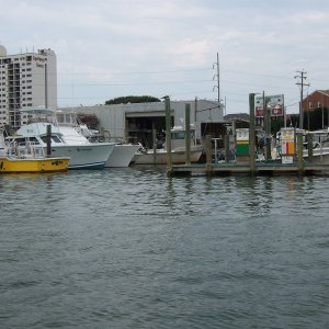 Local scene before exiting to the fishing grounds outside the Lynnhaven Bridge