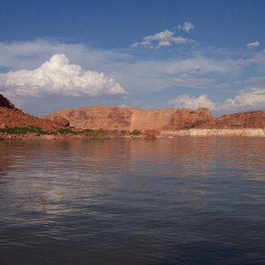 Friday night view from where C-Swell was beached.