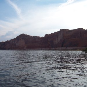 Saturday night view from where C-Swell was beached.