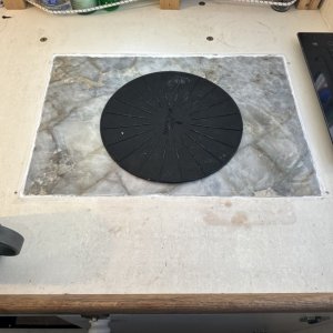 Media 'flush porcelain installed' in album 'Wallas stove eating all that counter space'