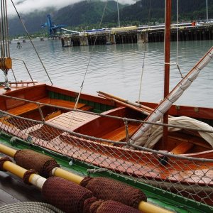 Media 'Mexican Sailing & Motor Life Boat.' in album 'Halibut Cove Fox Island Kenai Fjords Tour's Salmon Bake and Over Night Lodge'