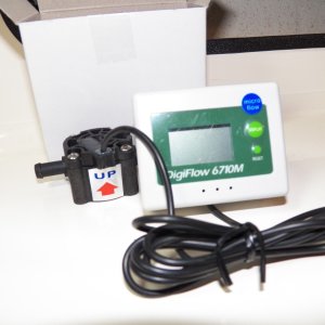 When looking for a fuel gauge, I came across this metering device that records fuel usage in liters per hour and total liters.  Seems like it will be much more accurate than a gauge with a little needle waiving between E and F.