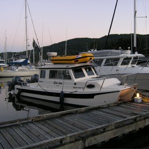 The Lori Ann at Ganges Salt Spring Marina.