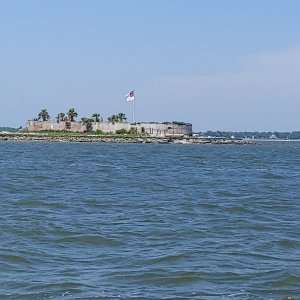 One of the Confederate forts near Sumpter