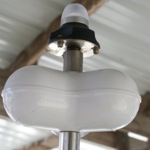 New LED Anchor Light & Radar Reflector Assembly closeup