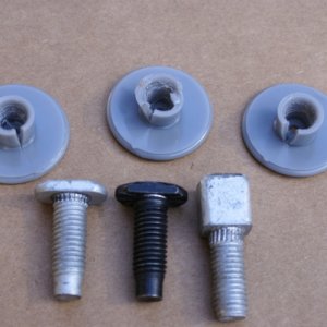 Helm Seat - Love the new LeBroc seat, BUT, - look at these:  Three mismatched bolts from the first shipment of the seat.  The fourth was wedged in place.  These bolts "attached" the wrong slider to the seat.