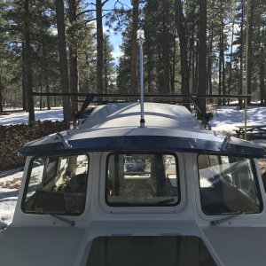 Optional raised cabin roof.