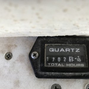 Hour meter.
