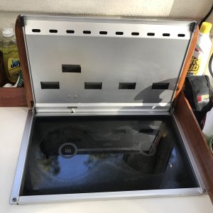 Media 'Wallas 95D diesel stove/heater.' in album 'Always covered when not in use.'