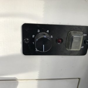Wallas 95D stove/heater control.