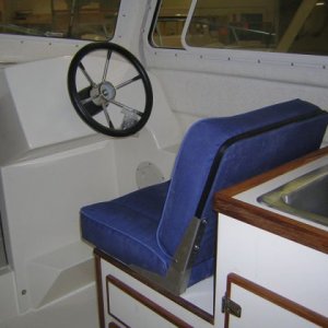 (Cygnet) DiveCat Helm  Pie plate is replaced with 12 switch panel